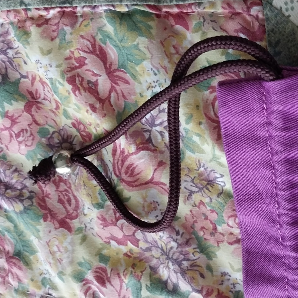 Henri Bendel Purple Drawstring Shoe Dust Bag With Adorable Shoe Appliqué Motif - Picture 3 of 6
